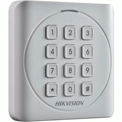 Cititor card cu tastatura Hikvision DS-K1801MK, citeste carduri MIFARE 13.56MHz, foto