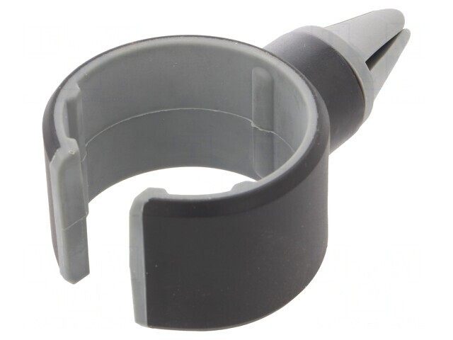 Suport auto negru pentru grilă de ventilație 40-75mm