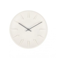 Ceas perete alb gri Damian 30x5 cm