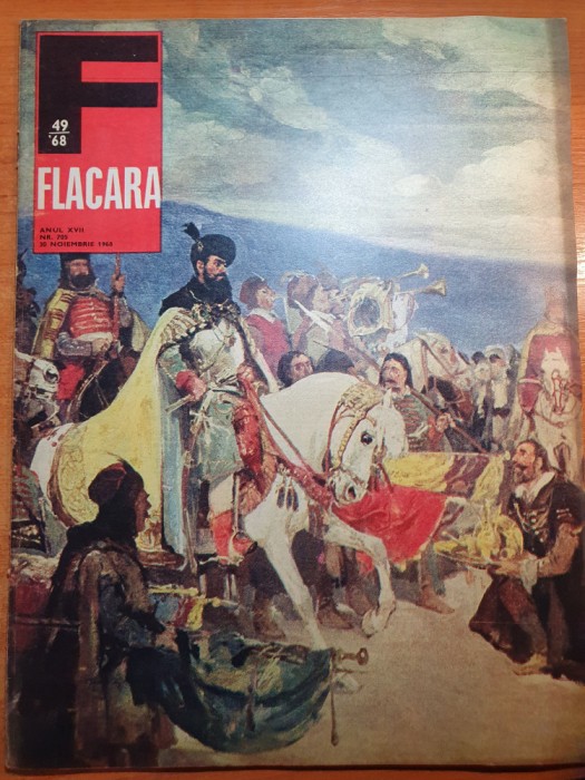 flacara 30 noiembrie 1968-bucuresti brasov cu trenul electric,50 ani de la unire