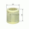 Filtru aer RENAULT CLIO II (BB0/1/2, CB0/1/2) (1998 - 2005) BOSCH F 026 400 011