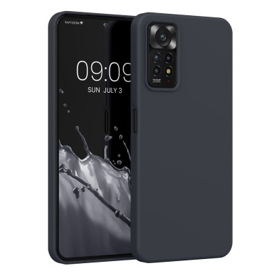 Husa Kwmobile pentru Xiaomi Redmi Note 11 Pro/Redmi Note 11 Pro 5G, Silicon, Negru, 57373.47 foto