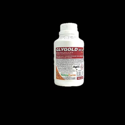 Glygold 100 ml, erbicid total sistemic, post emergent, neselectiv, glifosat (buruieni monocotiledonate si dicotiledonate, anuale si perene) foto