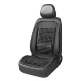 Husa scaun auto cu bile de masaj si suport lombar, dimensiuni 98 x 49 cm, culoare Neagra FAVLine Selection