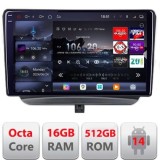 Navigatie Ford Turneo Courier Transit Courier 2014-2021 Qled 2K Octa Core 16+512 LTE 4G DSP Wifi 5Ghz android auto carplay radio gps internet kit-turn