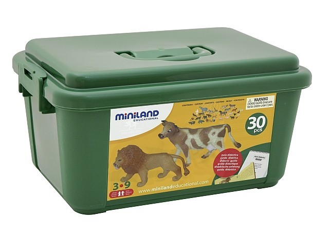 Animale domestice si salbatice Miniland 30 figurine
