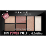 Rimmel Mini Power Palette paleta pentru intreaga fata culoare 03 Queen 6.8 g