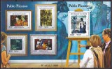 DB1 Pictura 2015 Picasso Niger MS + SS MNH tiraj 1000, Nestampilat