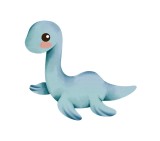 Cumpara ieftin Sticker decorativ Dinozaur, Albastru, 62 cm, 6160ST, Oem
