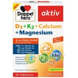 D3 + K2 + Calciu + Magneziu 30tb