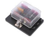 Splitter Alimentare Auto 6 Siguranțe cu LED