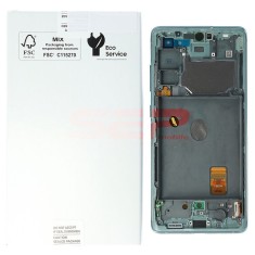 LCD+Touchscreen cu Rama Samsung Galaxy S20 FE / G780 CLOUD MINT Original Service Pack