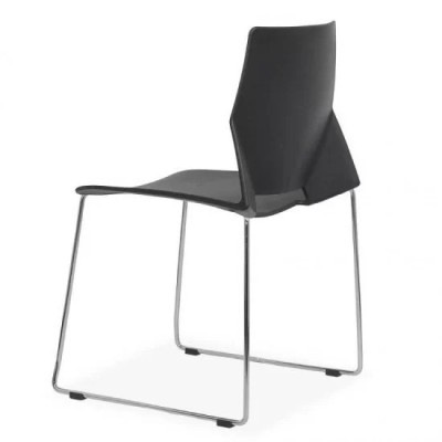 SCAUN VIZITATORI HRC 627 NEGRU foto