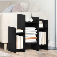 vidaXL Dulap lateral Stejar negru 60 x 26 x 60 cm Lemn compozit