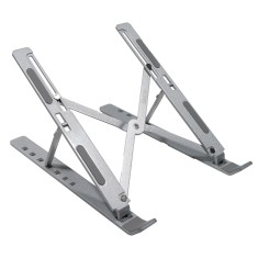 Stand Notebook Spacer 15.6&amp;quot;, aluminiu, pliabil si ajustabil, 7 trepte de inaltime, husa de transport, &amp;quot;SPNS-FOLD-S&amp;quot; foto
