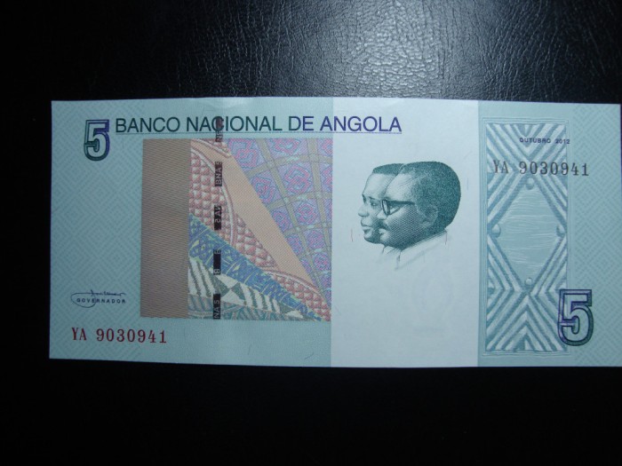 ANGOLA 5 KWANZAS UNC