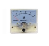 Ampermetru Analogic Panou 50A AC, Montaj Tablou Electric, Fara Sunt, 63x55mm