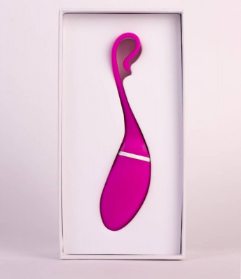 Irena - Ou vibrator cu aplicație, mov, 16 cm foto