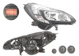 Far Opel Corsa E, 11.2014-, fata, Dreapta, cu daytime running light; H7+H7+PSY24W+W21/5W; electric; cu motor, Depo