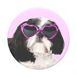 Suport universal de telefon, original Popsockets?Sassy Shih Tzu foto