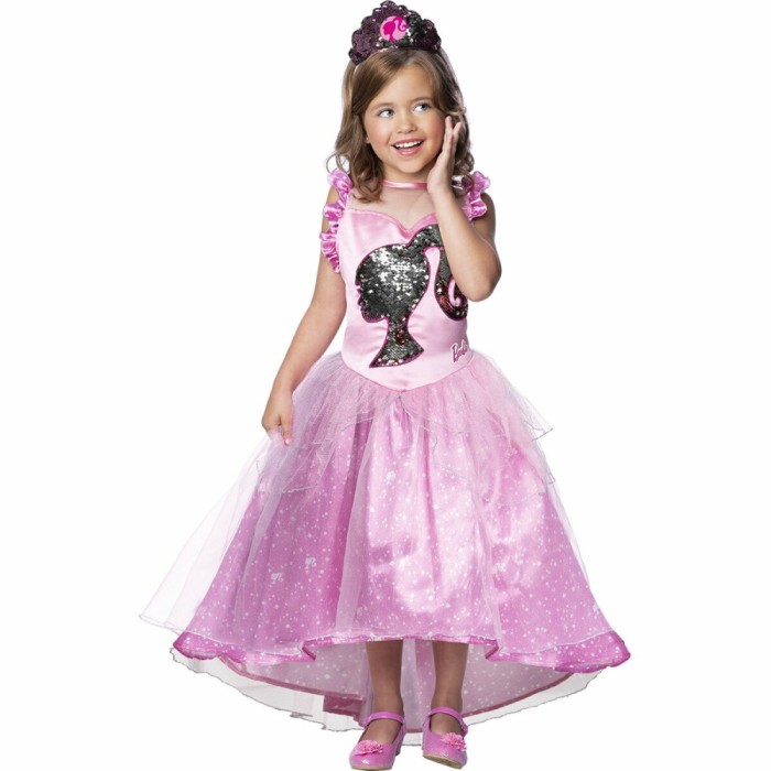 Costum de carnaval - Barbie Printesa L (7-8 ani/max 128cm) PlayLearn Toys