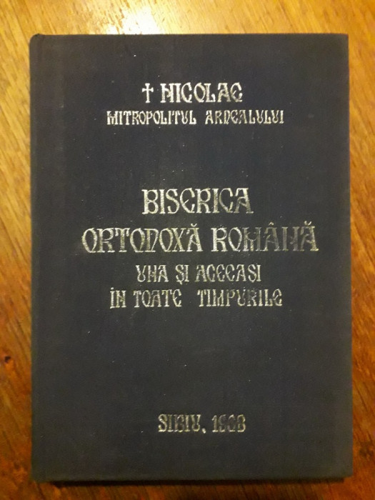 Biserica Ortodoxa Romana - Nicolae, Mitropolitul Ardealului (autograf) / R2P3F