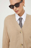 Weekend Max Mara cardigan din amestec de l&acirc;nă culoarea bej, light 2415340000000