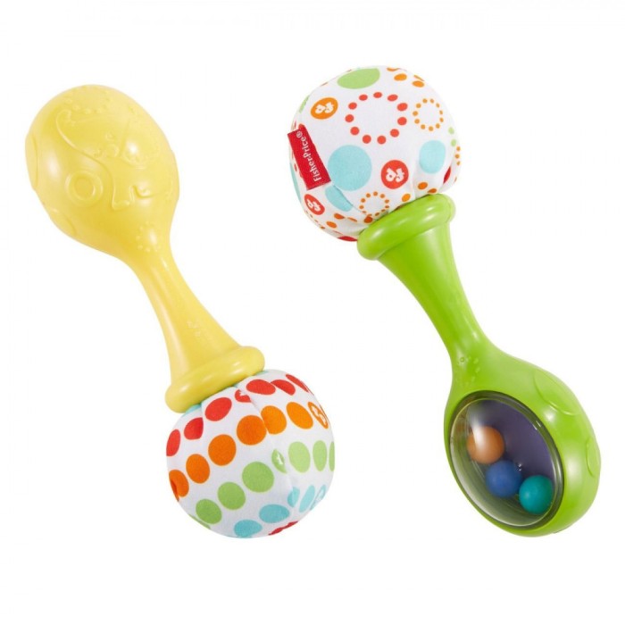 Set Jucărie Zornăitoare, Fisher Price, Marrakesh, 2 Bucăți, Multicolor