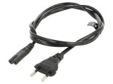 Cablu Alimentare IEC C7 Negru 1,2m