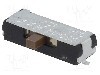 Intrerupator glisant, 3 pozitii, SPDT, ON-OFF-ON, NKK SWITCHES - SS314MAH4