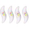 Set 4 LED-uri Iluminat Decorativ pentru Spite Bicicleta cu 3 Tipuri de Iluminare - Multicolor