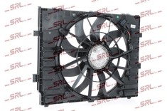 Ventilator radiator Vw Touareg 18, motor: 3.0 TDI, 3.0 V6, 3.0 V6 T, 3.6 V6, 4.2 TDI, 4.2 V8, cu modul electronic, 850 W; 4 pini, SRLine, 7P0121203D;