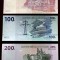 LOT SET 3 bancnote Congo 50 + 100 + 200 Francs 2013 UNC necirculate **