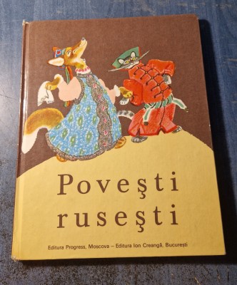 Povesti rusesti in romaneste Crina Decuseara ilustratii E. Raciov foto