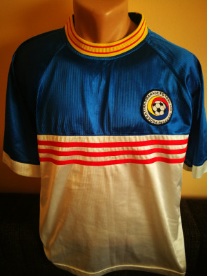 Tricou fotbal Romania. Numarul 14. Marimea L. foto