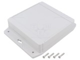 Carcasă universală cu lame de fixare 140x141x37mm