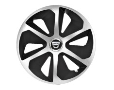 Set 4 capace roti Roco Gri-Negru R16 pentru gama auto Dacia