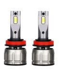 Set 2 leduri H11 P16 Canbus pentru far auto, putere 60W, luminozitate 10.000 Lm, 12V
