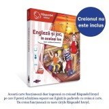 Raspundel Istetel Engleza si Joc, ALBI-BLACKFIRE, Carte Interactiva Educativa cu Sunete, +6 Ani (Creionul NU e Inclus)