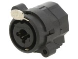 Soclu Jack 6.3mm XLR Mamă pentru Lipire