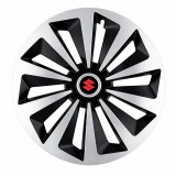 Set 4 capace roti Fox Gri-Negru R16 Compatibil Cu Suzuki