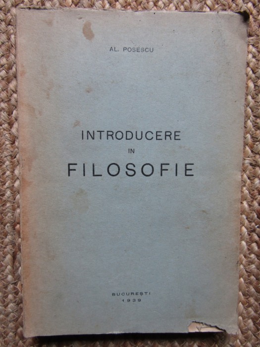 INTRODUCERE IN FILOSOFIE- AL. POPESCU