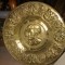Superb basorelief aplica de perete in stil Victorian din alama masiva