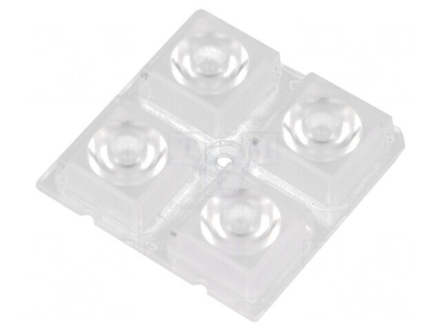 Lentilă LED pătrată transparentă 25-32&deg; 8,5mm