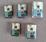 5 INSIGNE TABARA DE PIONIERI RSR, Romania de la 1950