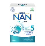 Formula de lapte Nan 5 Optipro +3 ani, 700g, Nestle
