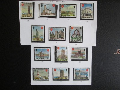 ISLE MAN SERIE MNH=36 foto