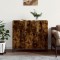vidaXL Servanta, stejar fumuriu, 90x34x80 cm, lemn compozit