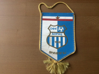 fanion fotbal ofk borac 1938 vracev gaj yugoslavia echipa club fotbal fan sport foto