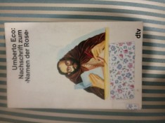 Umberto Eco Nachschrift zum Namen der Rose (Adaugiri la Numele Trandafirului)